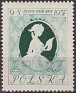 Poland 1957 Dia del Sello 60 GR Violeta Scott 790. Polonia 790. Subida por susofe